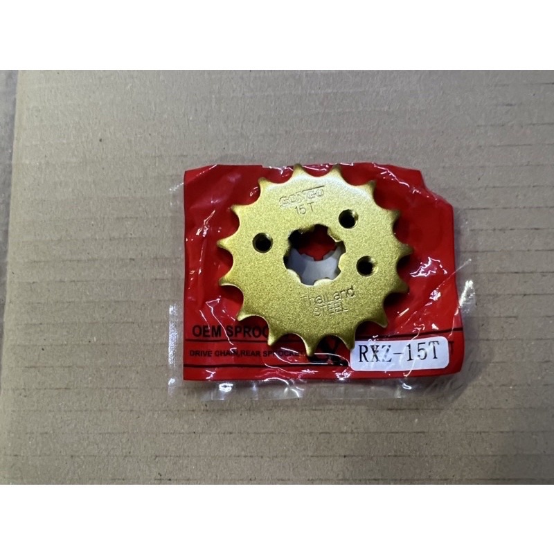 Sprocket depan 428 Gold ( 15T ) R15M R15 MT15 RXZ Y125ZR Y16 Y15 LC135