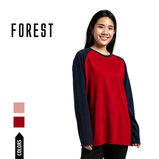 Forest Ladies 100 Cotton Long Sleeve Raglan Loose Fit Tee 821977 822099 Shopee Malaysia