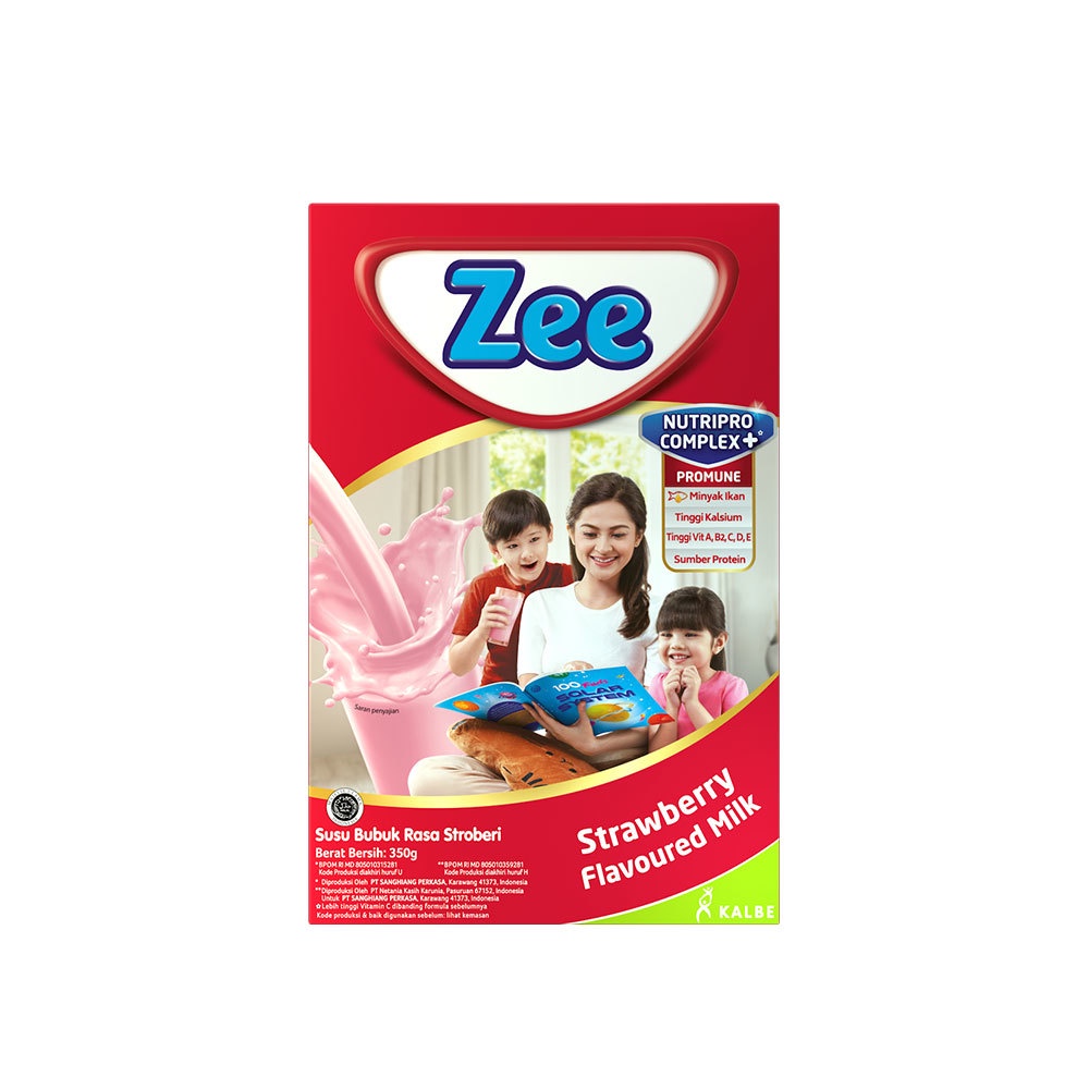 REGULAR KIDS ZEE POWDER MILK STRAWBERRY FLAVOR MILK 340 GRAM | Shopee ...