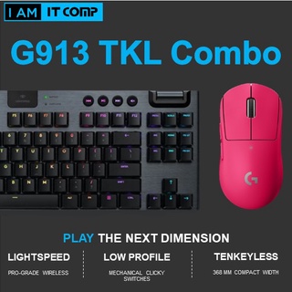 Logitech G Gaming Combo Set G913 TKL Wireless Keyboard