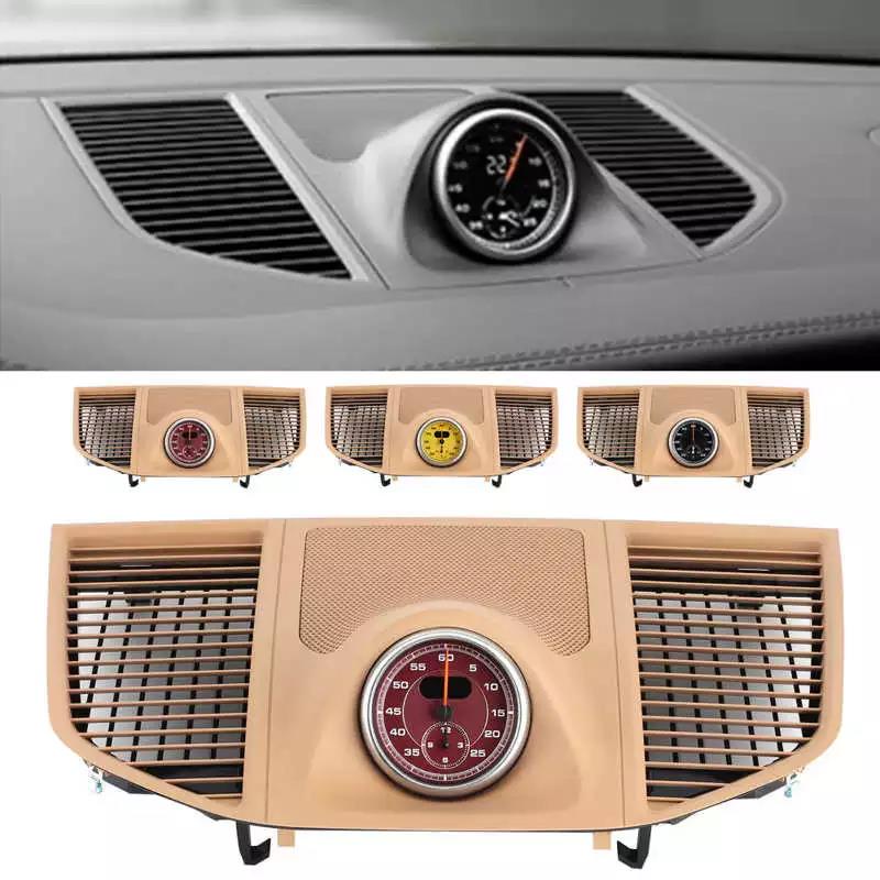Dashboard Stopwatch Clock Instrument Panel Upper Cover Chrono Stop Watch Fit for Porsche MACAN