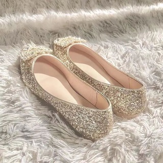 Rhinestone flats for online wedding