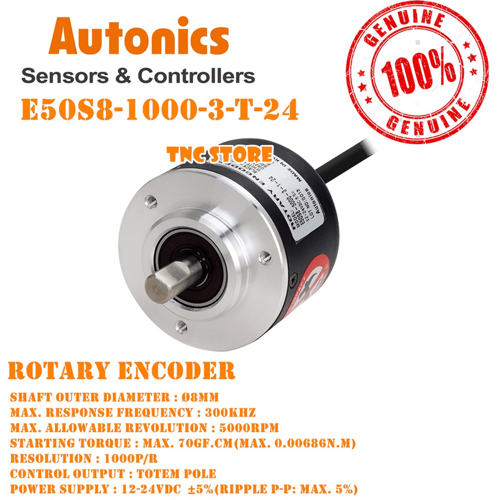 Autonics Rotary Encoder E50S810003T24 Pulse Encoder Shopee Malaysia