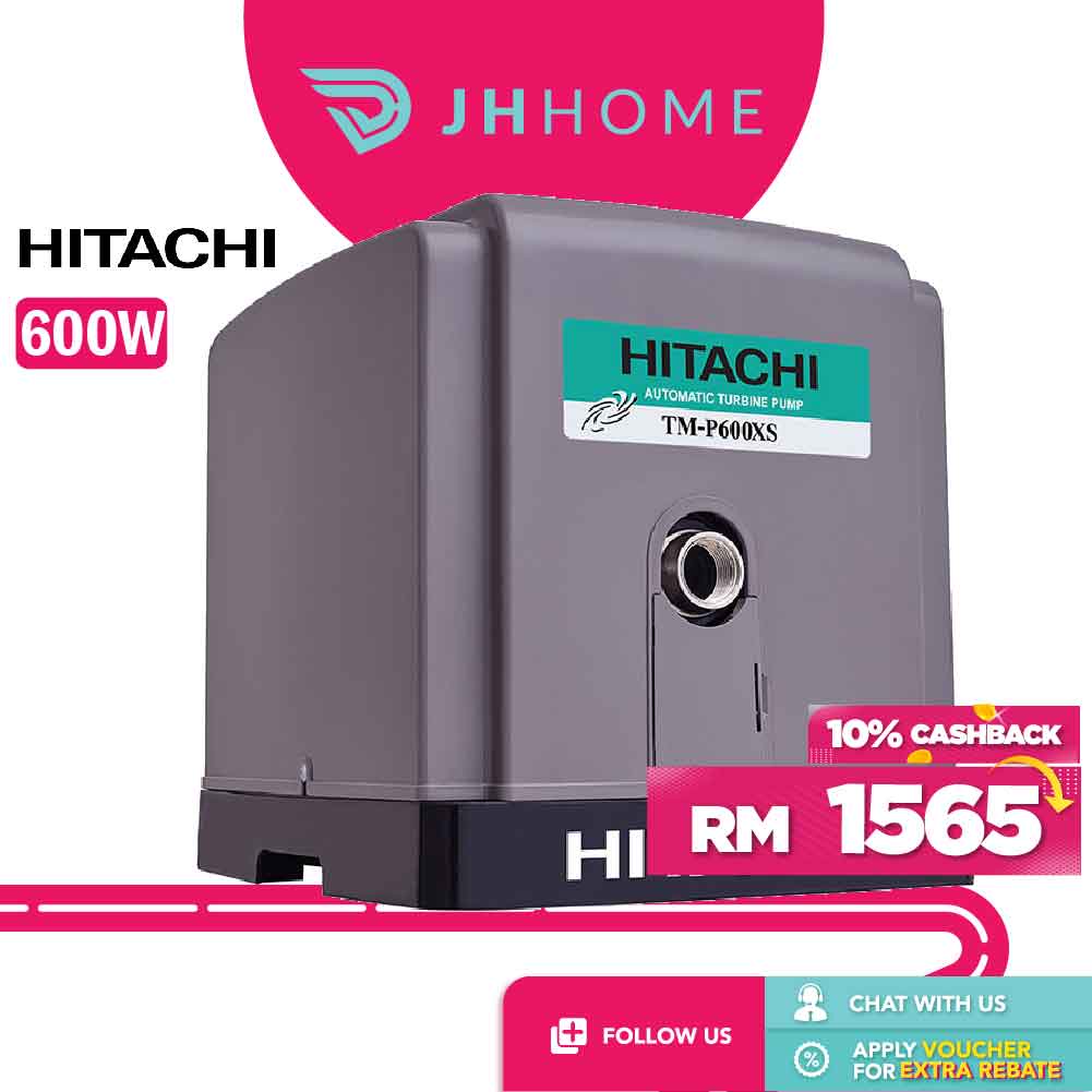 Hitachi Japan (600W) Turbine Type Water Pump TMP600XS Shopee Malaysia