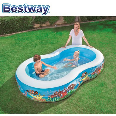 BESTWAY LARGE INFLATABLE SAFETY VALVE FINDING NEMO SWIMMING POOL FOR ...