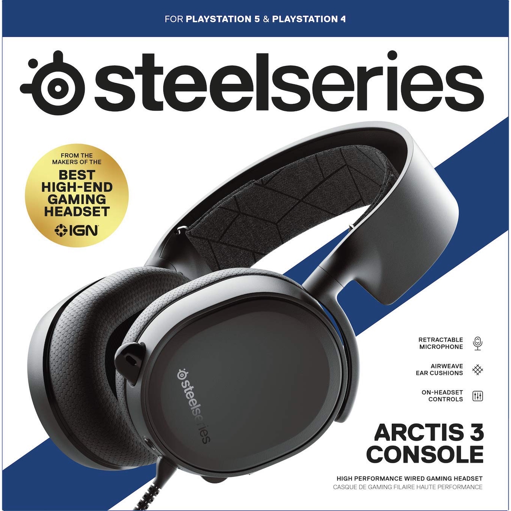 Steelseries Arctis 3 Console Wired Headset For PS5 PS4 61501