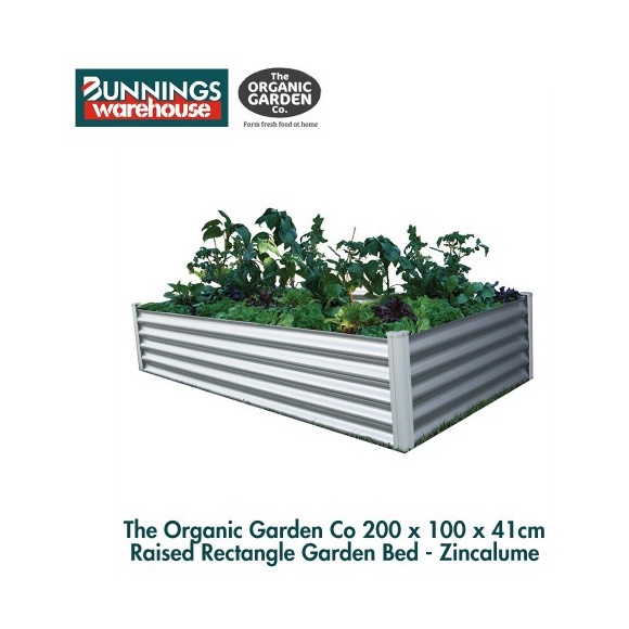 SUKK Planter Box. Bunnings Organic Garden. (Size 200 x 100 x 41cm