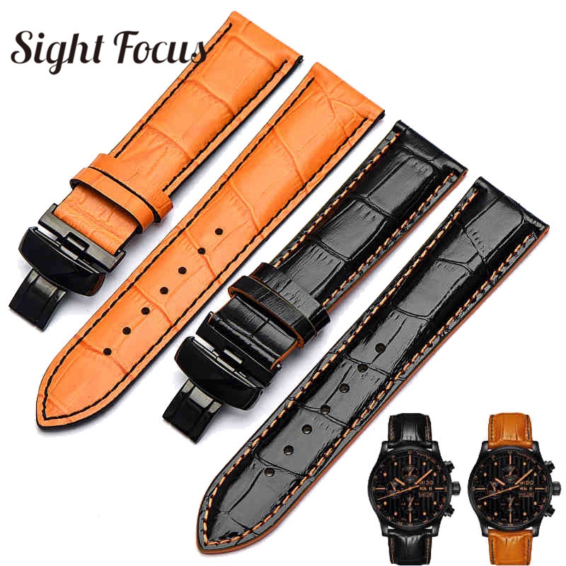 Inexpensive Designer Leather Watch Wristband M005.614.16.061.00_K0039248
