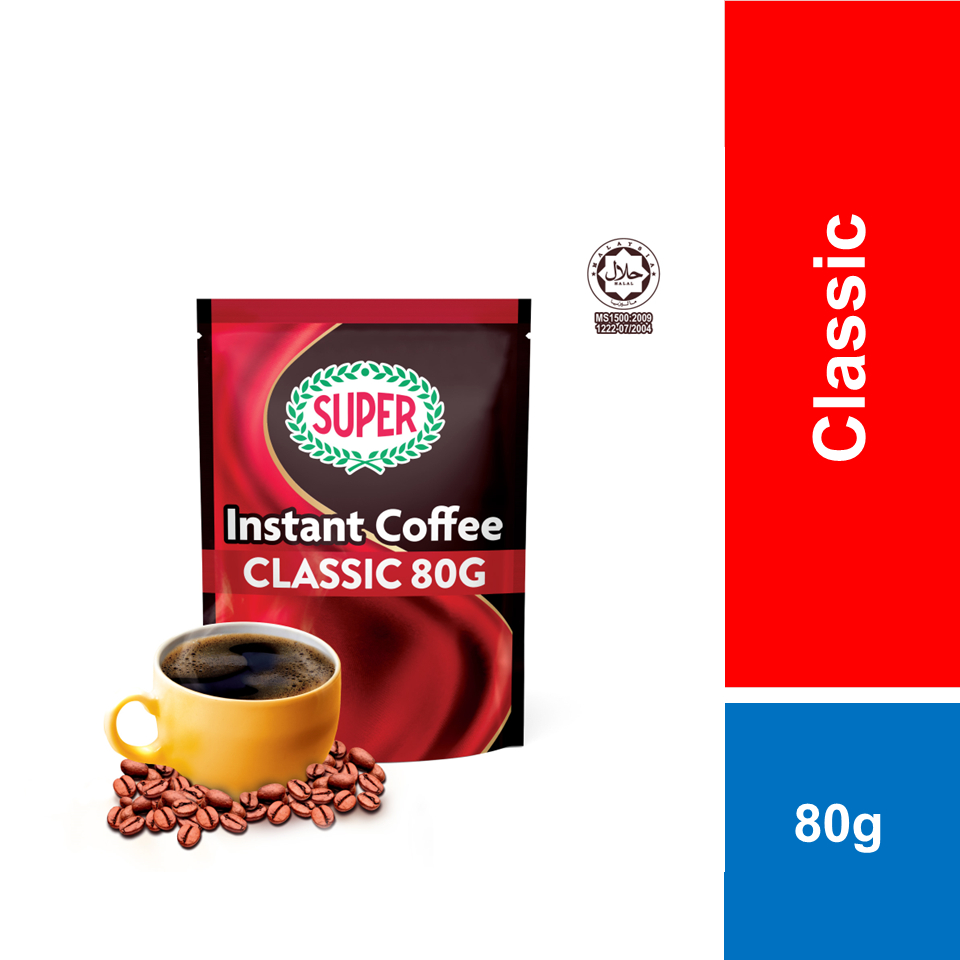 SUPER Classic Instant Coffee (80g) Shopee Malaysia