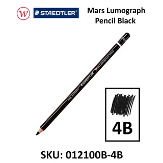 Staedtler Mars Lumograph Black 100B Drawing Pencils #100B