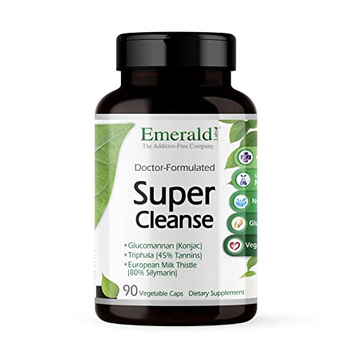 Emerald Labs Super Cleanse with Konjac Root, Triphala, Milk 100 original from USA Shopee Malaysia