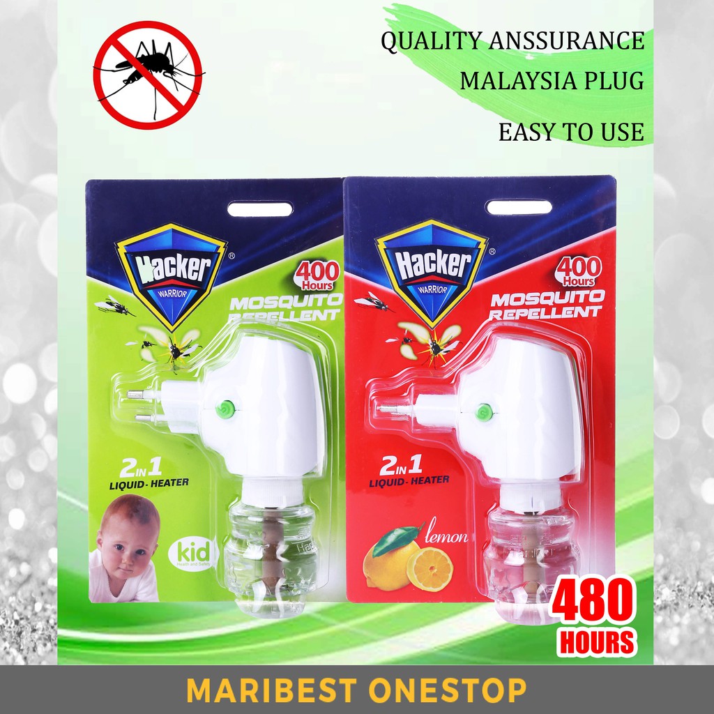 2 IN 1 LIQUID HEATER Electric Mosquito Repellent Device & Liquid Non