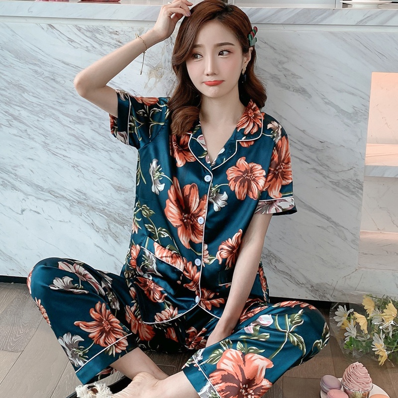 Women Fashion Satin Silk Pjs Custom