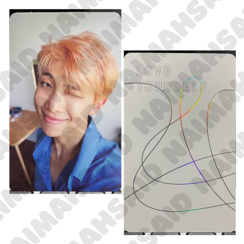 BTS LOVE YOURSELF 承 HER Photocard RM L Version Official Photocard