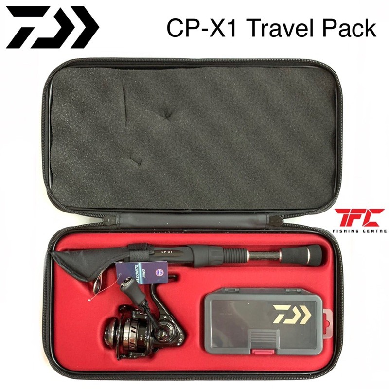  Daiwa CP-X1 Compact Fishing Tackle Set (Spinning Reel, Rod,  Case Set) : Sports & Outdoors