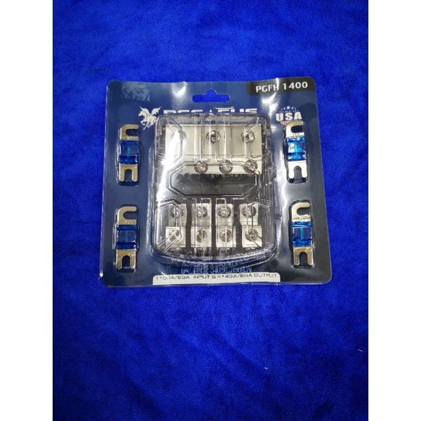 PEGASUS PGFH1400 HIGH PERFORMANCE CAR AUDIO POWER AMP FUSE HOLDER BOX WITH 60A MINI ANL FUSE