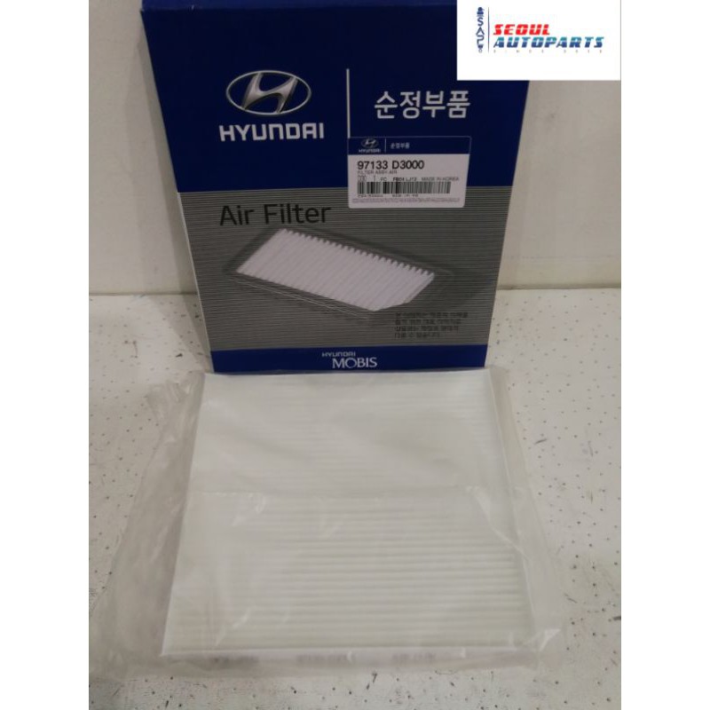 Kia Sportage QL 20162018 Aircond Filter & Cabin Filter (Original