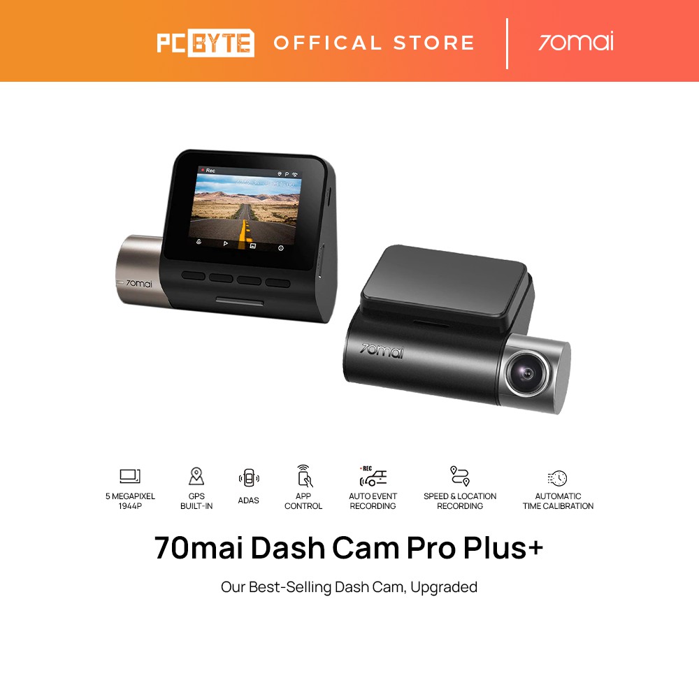 70mai Smart Dash Cam Pro Plus A500S with 1944P Resolution ...