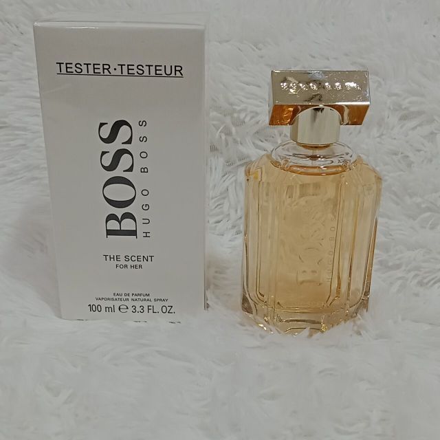 Hugo boss the hotsell scent for her tester