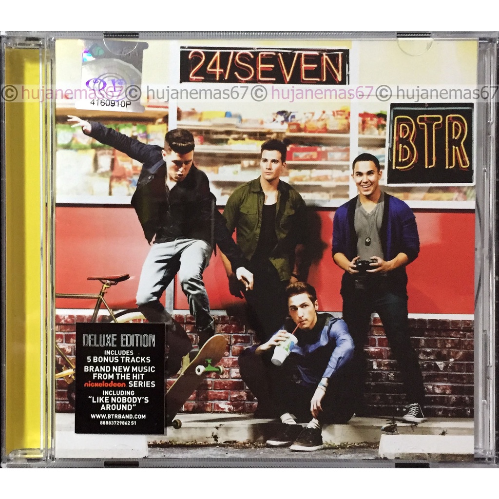 BIG TIME RUSH (BTR) - 24/SEVEN 2013 SONY MUSIC DELUXE Edition CD + 5 ...
