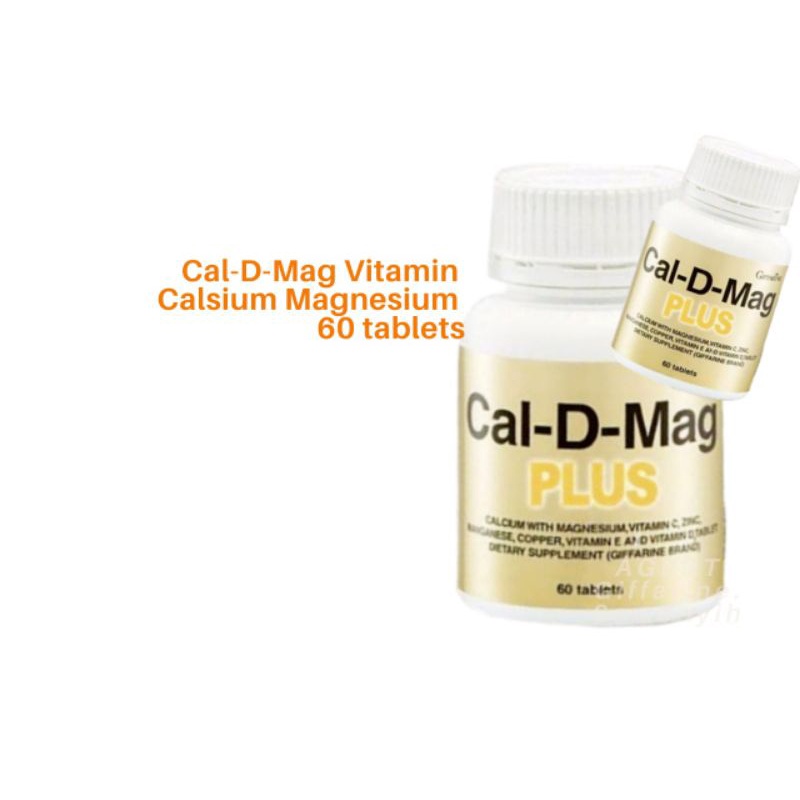 GIFFARINE CalDMag Calcium with magnisium, vitamin C, zinc, manganese, copper, vitamin E dan