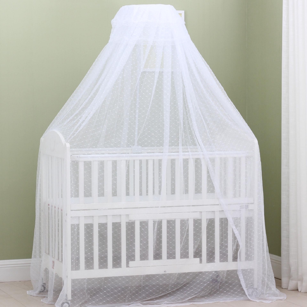 Baby cot mosquito net deals with stand