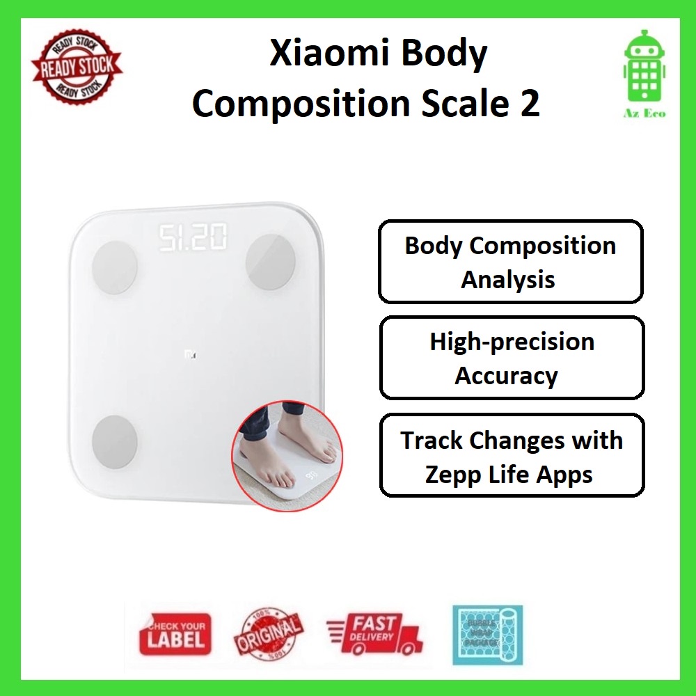 Xiaomi Body Composition Scale 2 ⚖ (XMTZC05HM) Original Xiaomi Malaysia