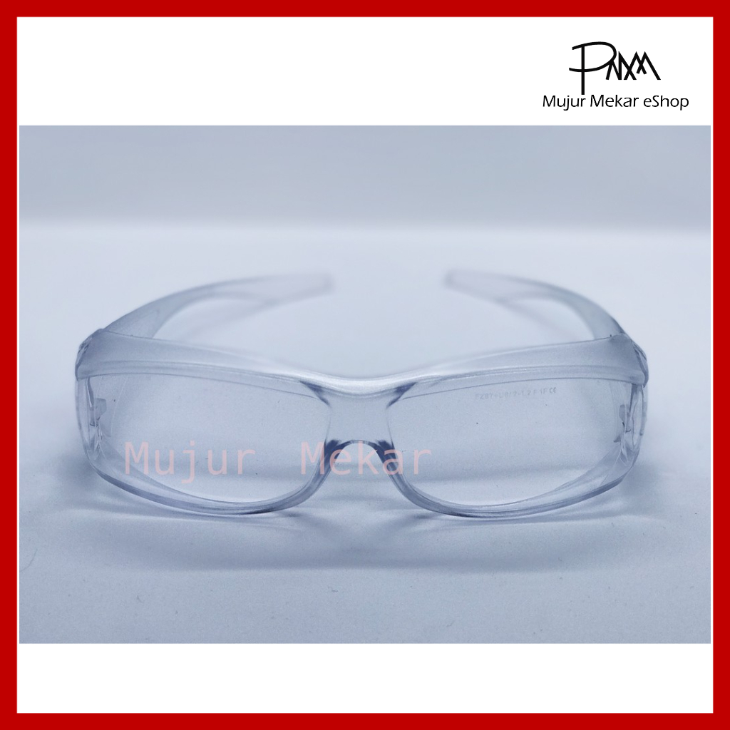 FASTENAL CLEAR SAFETY GLASSES FIT OVER GLASSES, UV & IMPACT