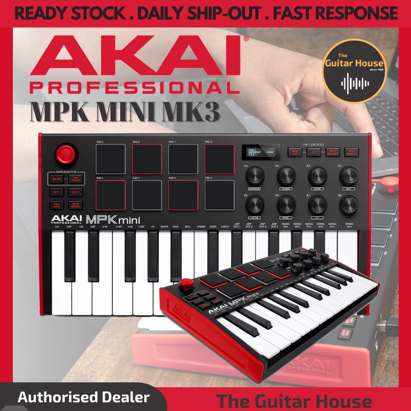 Akai Professional MPK Mini MK3 25-key Keyboard Controller (MPK Mini ...