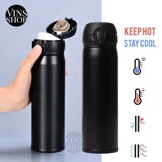 VINS Vacuum Thermal Flask Water Bottle 304 Stainless Steel Tumbler Bounce Lid Keep Hot Cold Thermos Insulation Thermo 热水