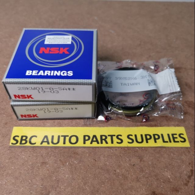 SBC AUTO NSK PROTON SAGA ISWARA REAR WHEEL BEARING (1SET) Shopee