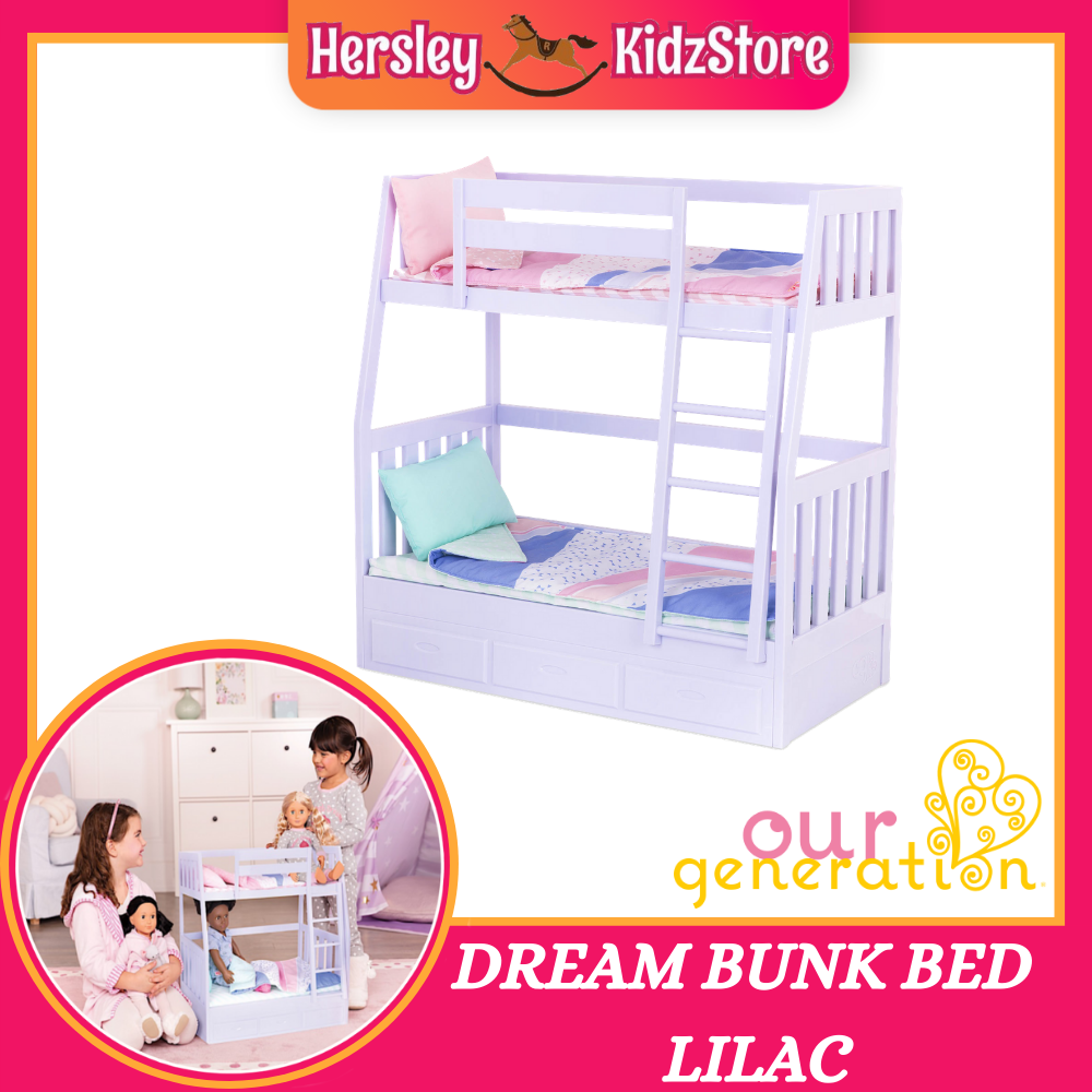 Our generation dolls hotsell dream bunk bed set