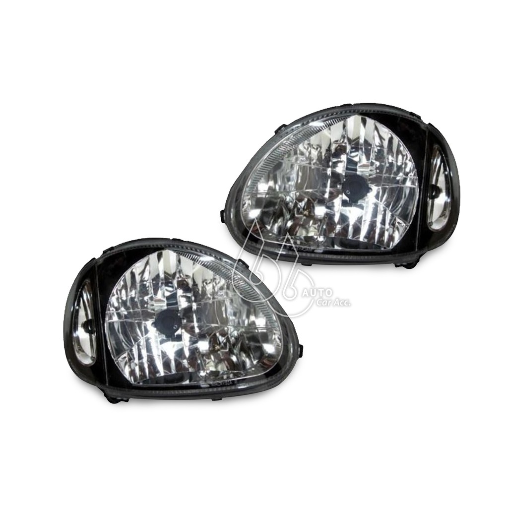 Perodua Kelisa Crystal Head Lamp Set SMOKE * Shopee Malaysia