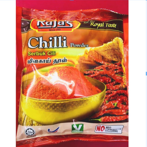 RAJA'S CHILLI POWDER 220GM | Shopee Malaysia