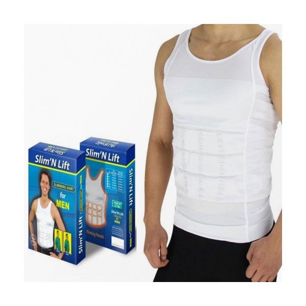 Slim N Lift Slimming Shirt Vest Body Shaper For Men