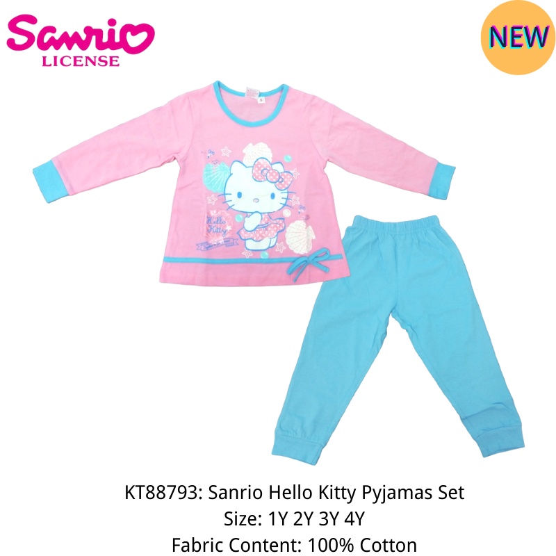 Sanrio Hello Kitty Pyjamas Set KT88793 | Shopee Malaysia