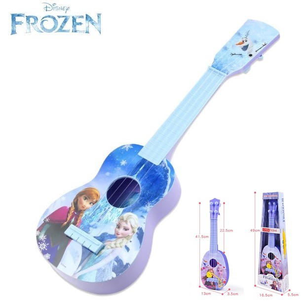 Disney Frozen II Yukari Toy Children's Large Guitar Play Beginner's