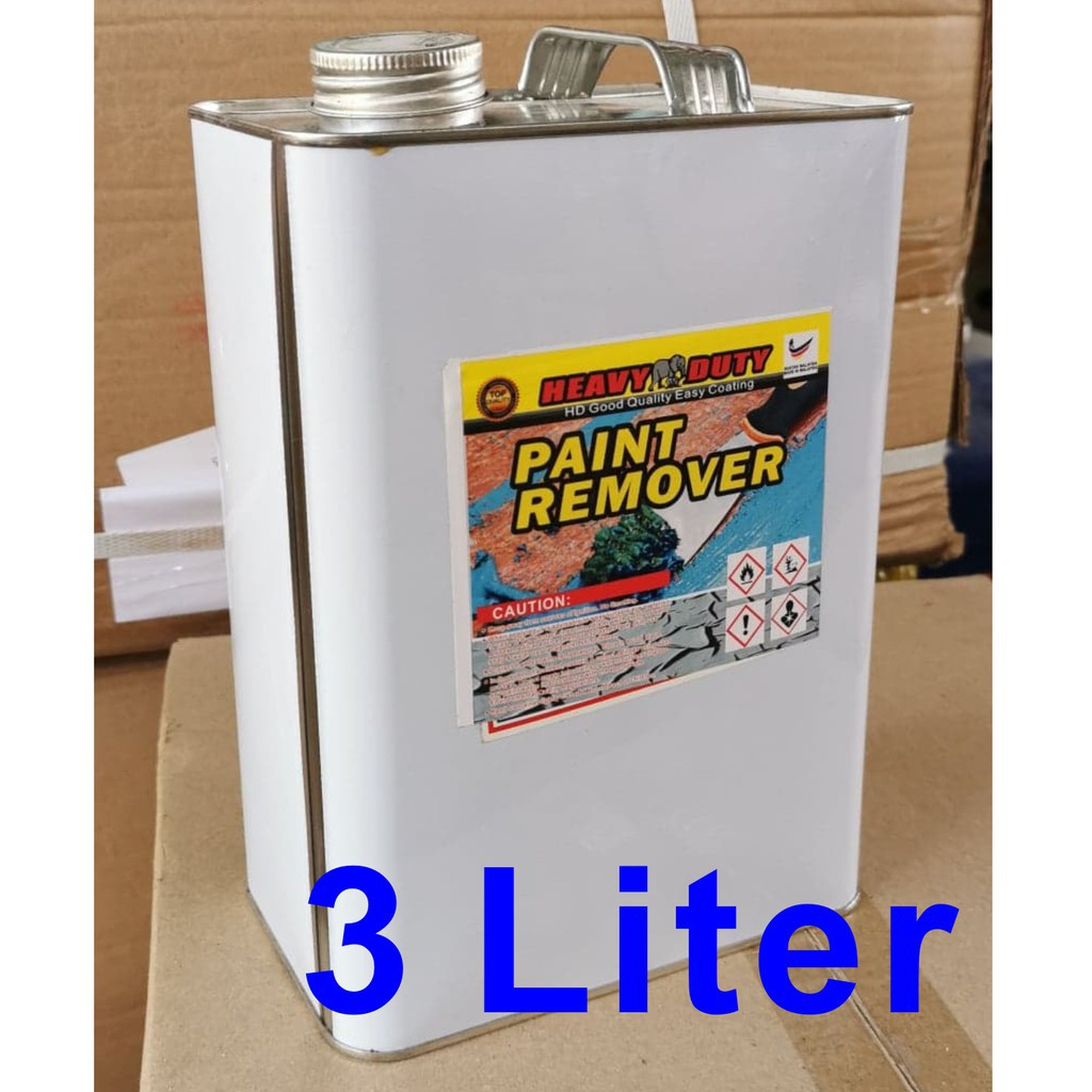 3 liter HEAVY DUTY BRAND PAINT REMOVER FOR WOOD METAL (MADE IN