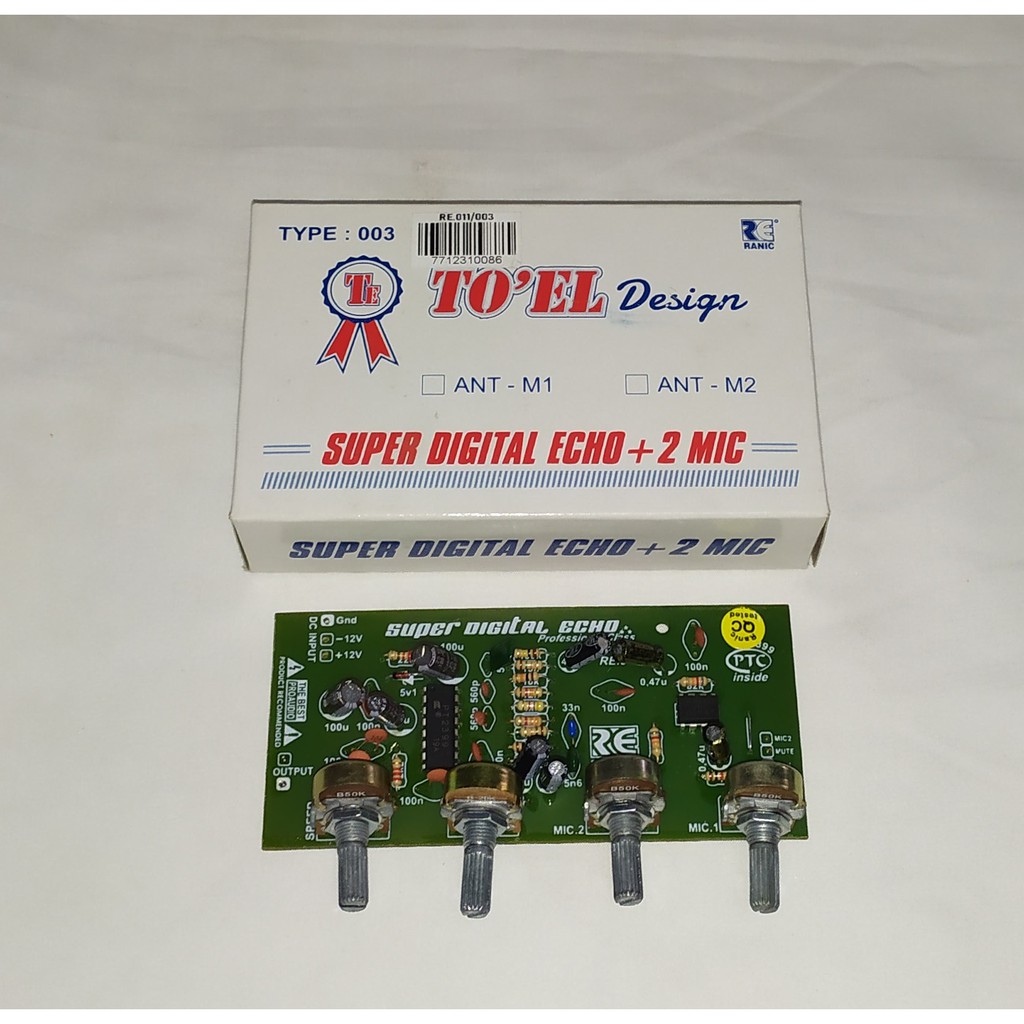 Ranic Kit Echo Toel Super Digital Echo + 2 Mic Type RE.011-003 | Shopee ...