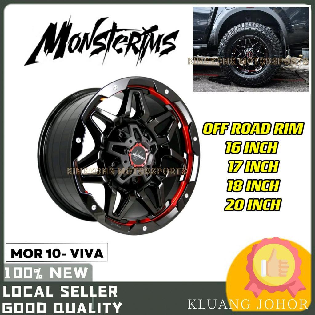 MONSTERIMS RIM 4X4 MOR-10 VIVA OFF ROAD RIM 4WD RIM ORIGINAL MOSTERIMS ...