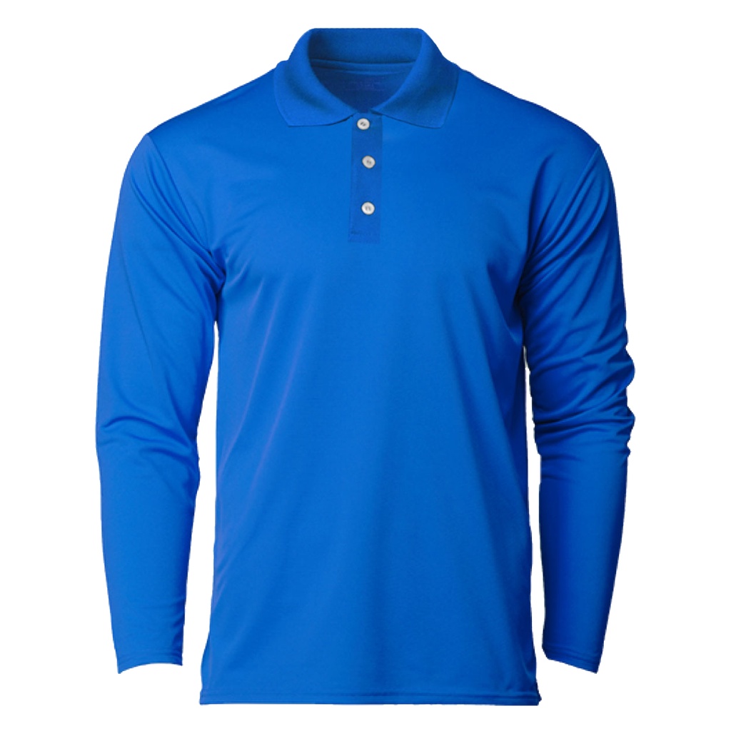 GILDAN x Crossrunner Microfiber Long Sleeve Polo Shirt Microfiber ...