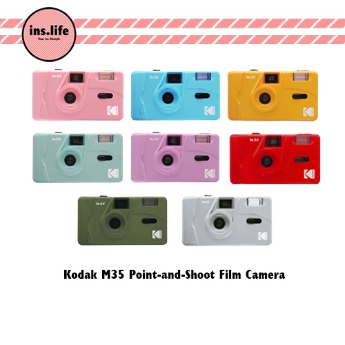 Kodak M35 Pointandshoot Film Camera with Flash + Free 4R Album (80