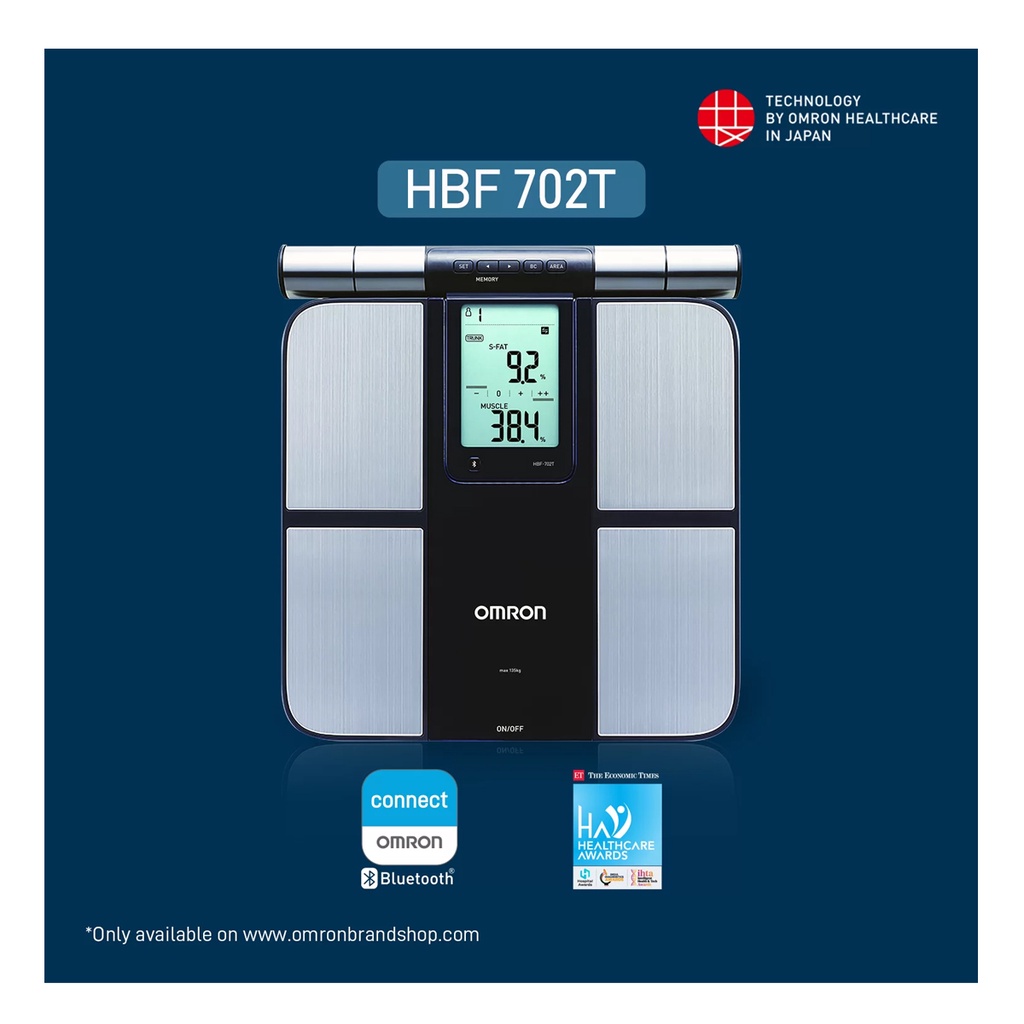 Karada Scan Omron Body Composition Monitor Weighing Scale HBF-702T/HBF-375/HBF-214 (english version)