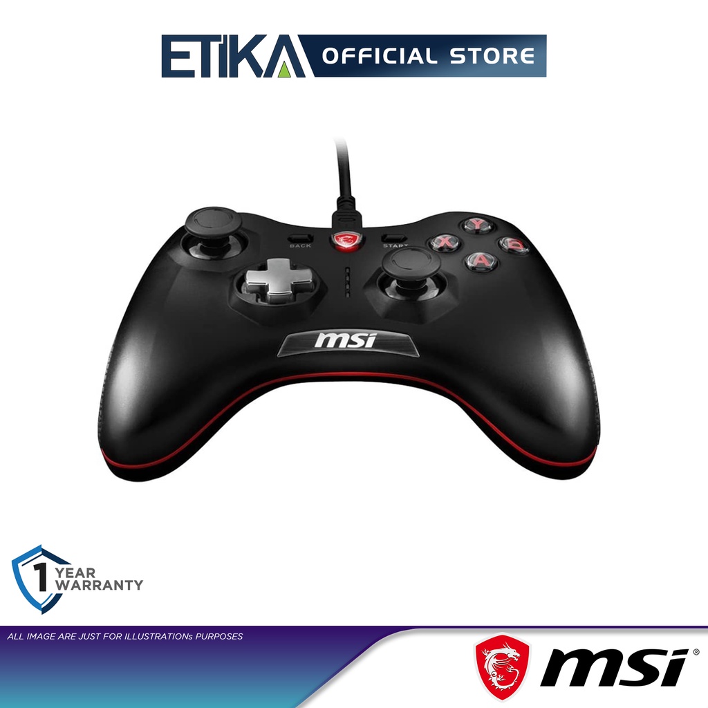 MSI Force GC20 | GC20 V2 | Vibration Wired Gamepad Controller | PC, Android  & PS3 Supported | Shopee Malaysia