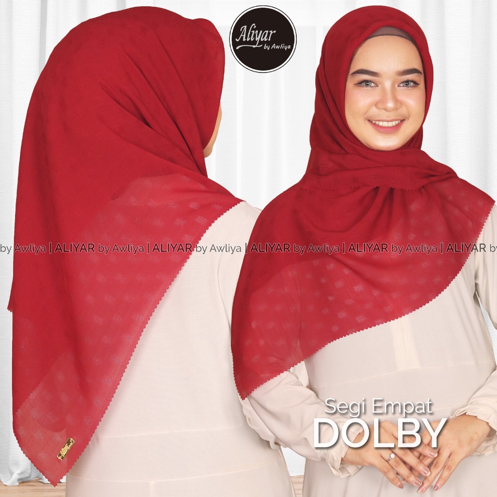 Aliyar ORIGINAL DOLBY Rectangular HIJAB BY AWLIYA Aliyar COLLECTION