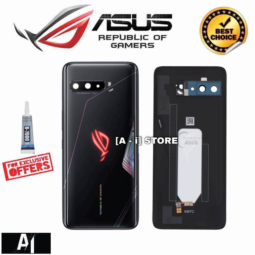 ASUS ROG PHONE III (ZS661KS) Rear Glass Back Cover With RGB Light Panel ...