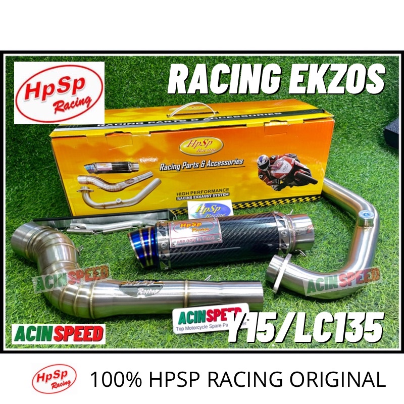 Original Hpsp Open Ekzos Y15zr Lc135 Racing Chamber Open Exhaust Pipe Racing Open Ekzos