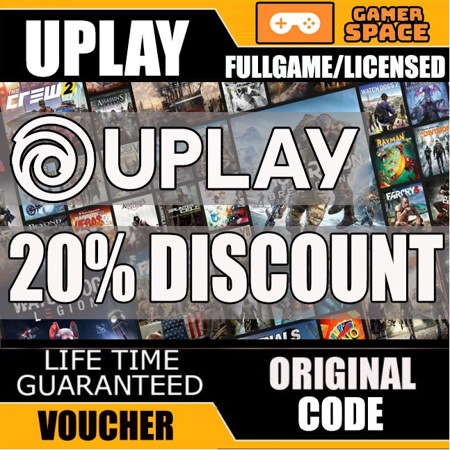 🔥PC Uplay 20 discount code UBI Ubisoft discount code Global 🔥 Shopee