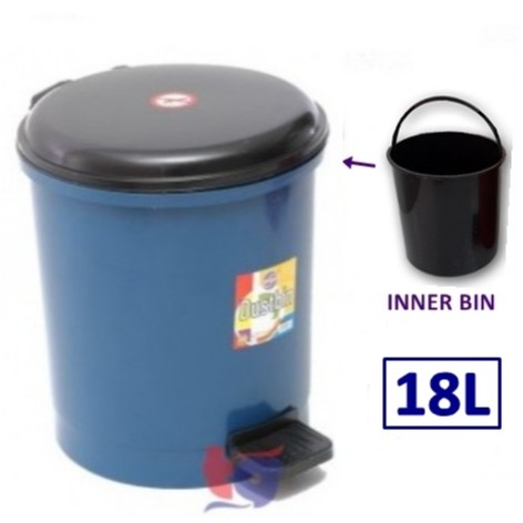 18Liter Plastic Step On Bin /Dustbin / Bin /Garbage Bin / Tong Sampah /Trash Bin