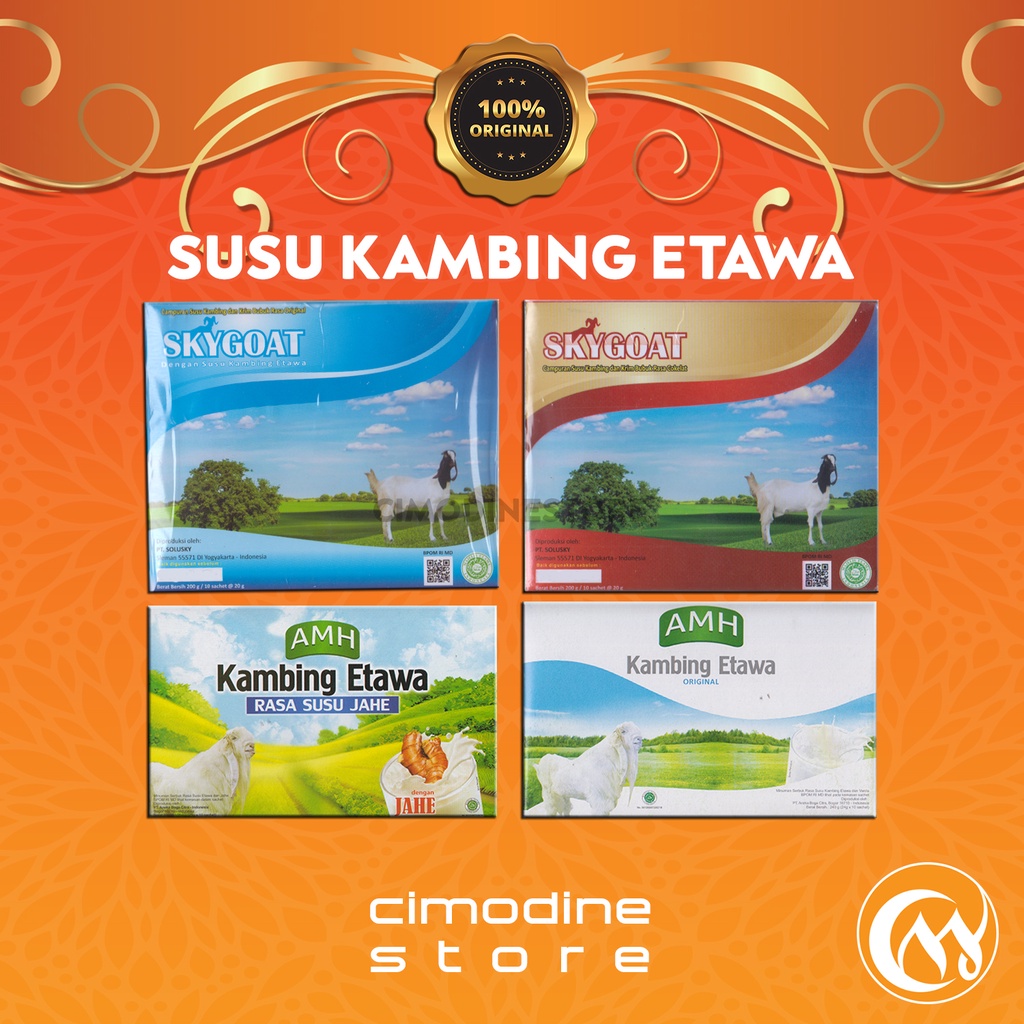 Etawa GOAT Milk Powder SKYGOAT /SKY GOAT Full Cream Original 1 Box 10